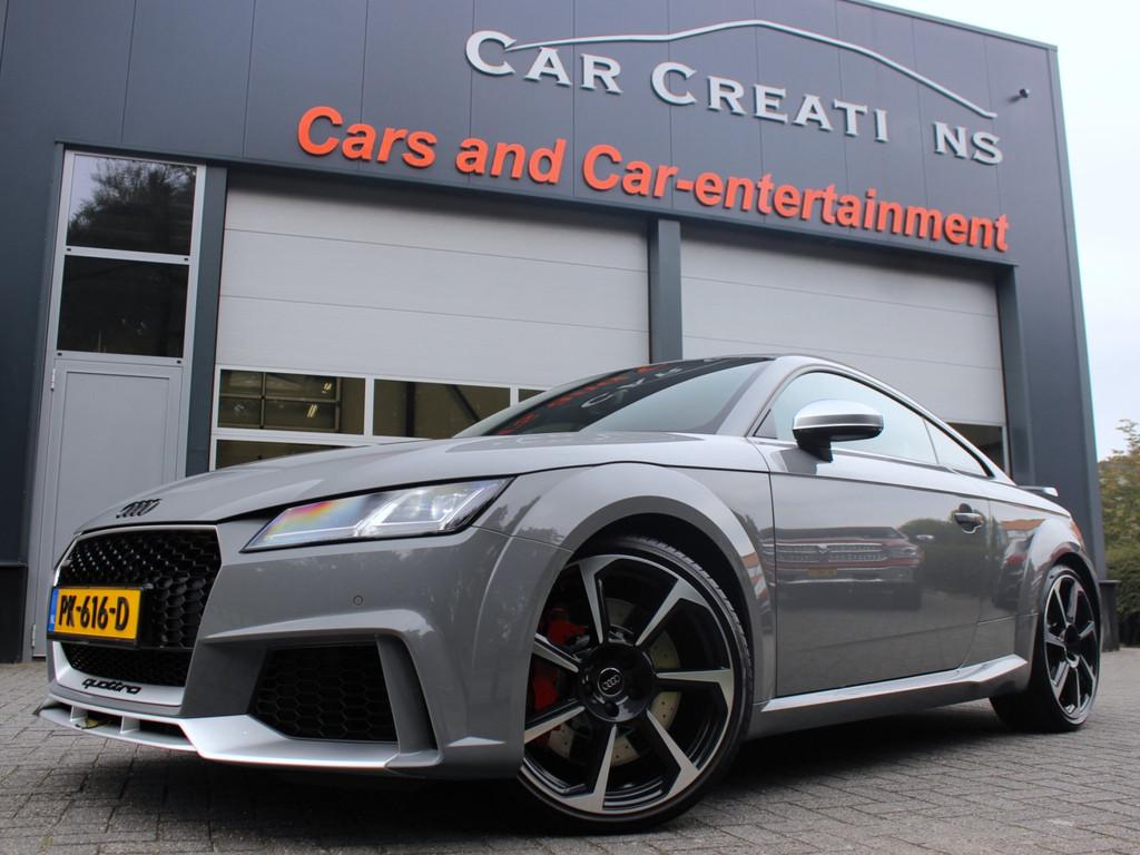 Audi TT 2.5 TFSI TT RS Quattro Nardo Grey B&O (bj 2016), Automaat, TT, Gebruikt, 4 stoelen