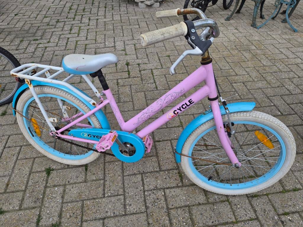 20 inch 2 cycle meisjes fiets, Fietsen en Brommers, Fietsen | Meisjes, Ophalen, Gebruikt, 20 inch