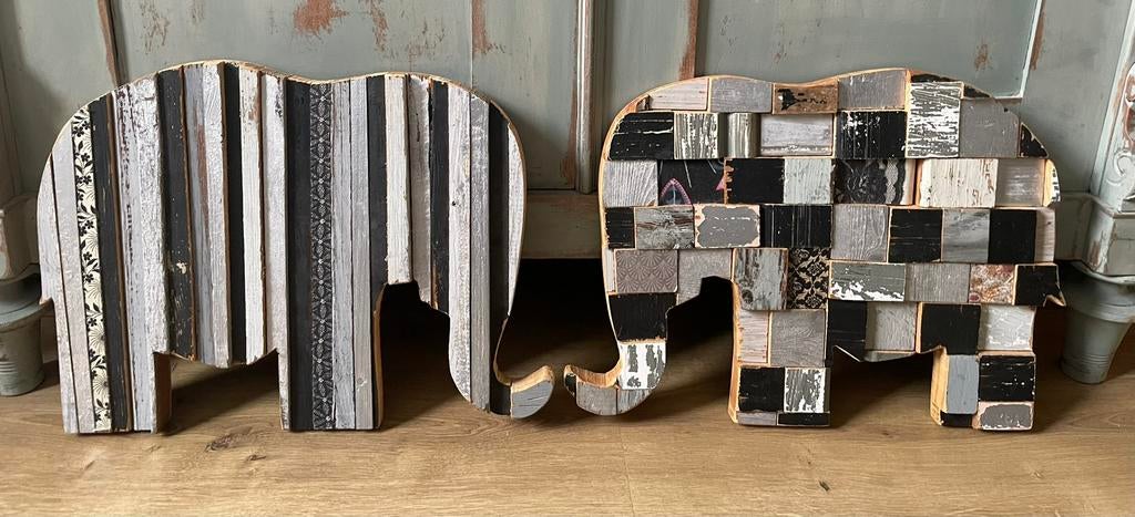 BlocART olifant wanddecoratie Kaapstad Zuid Afrika, Ophalen of Verzenden, Zo goed als nieuw