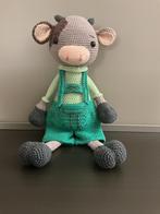 Gehaakte koe, knuffel, kraam cadeau , decoratie, Ophalen of Verzenden, Nieuw, Koe