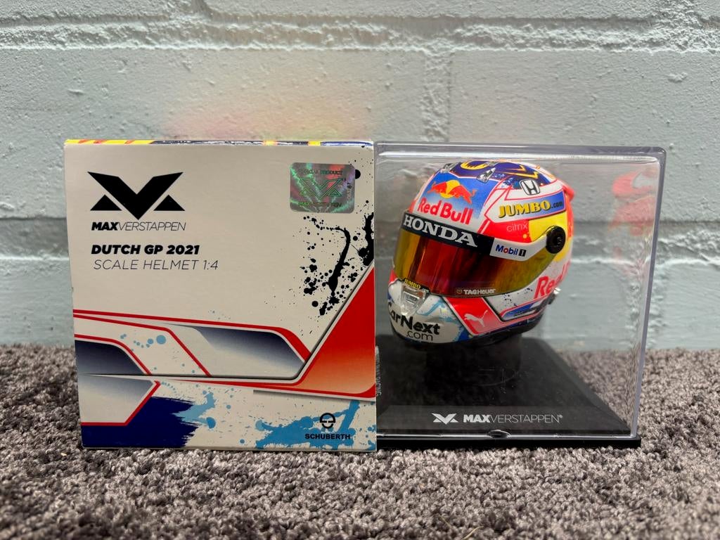 Max verstappen helm 1:4 zandvoort 2021, Ophalen of Verzenden, Zo goed als nieuw, Formule 1