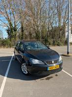 Seat Ibiza 1.4 63KW 5DRS 2013 Zwart, Auto's, Voorwielaandrijving, Euro 5, Stof, 4 cilinders