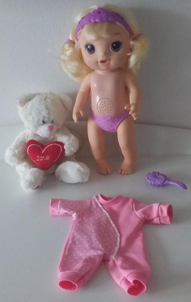 babypop Hasbro, Kinderen en Baby's, Speelgoed | Poppen, Ophalen, Gebruikt, Babypop