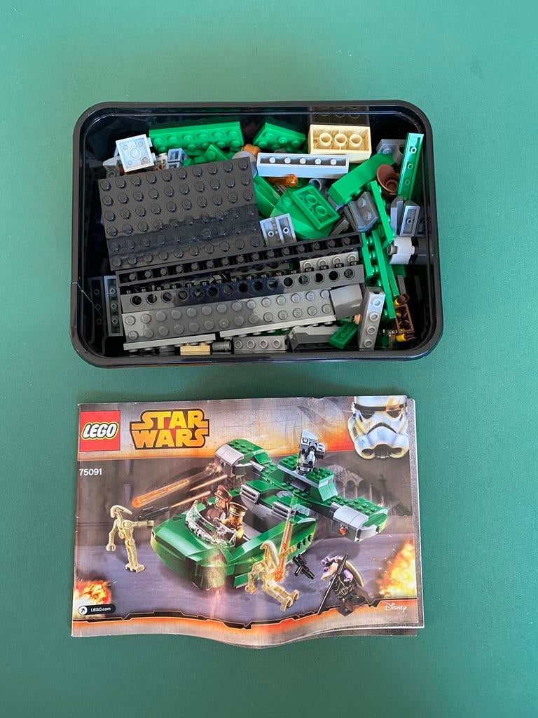 LEGO 75091 100% compleet, Compleet, Gebruikt, Star Wars, Lego
