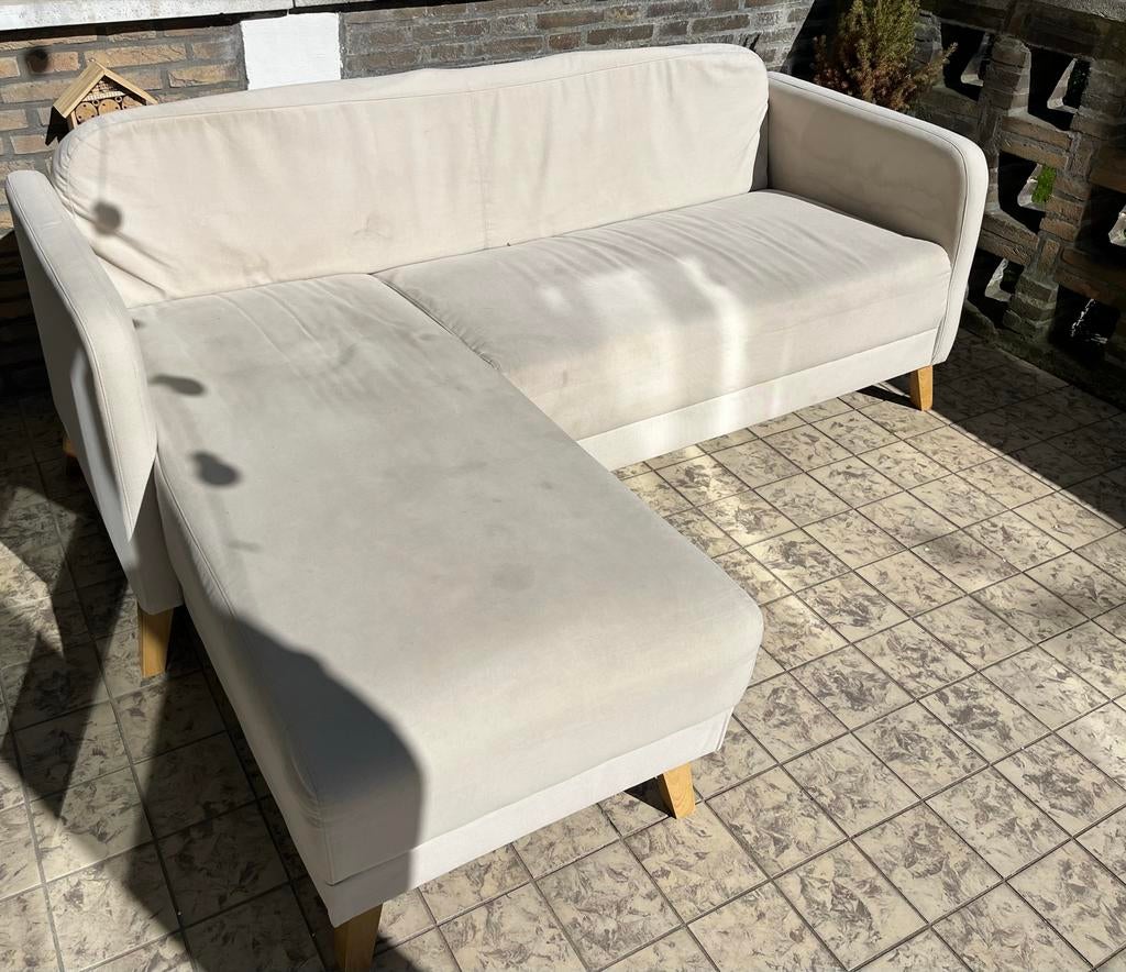 IKEA LINANAS Bank - 3-zitsbank, Ophalen, Gebruikt, 125 tot 150 cm, Hoekbank