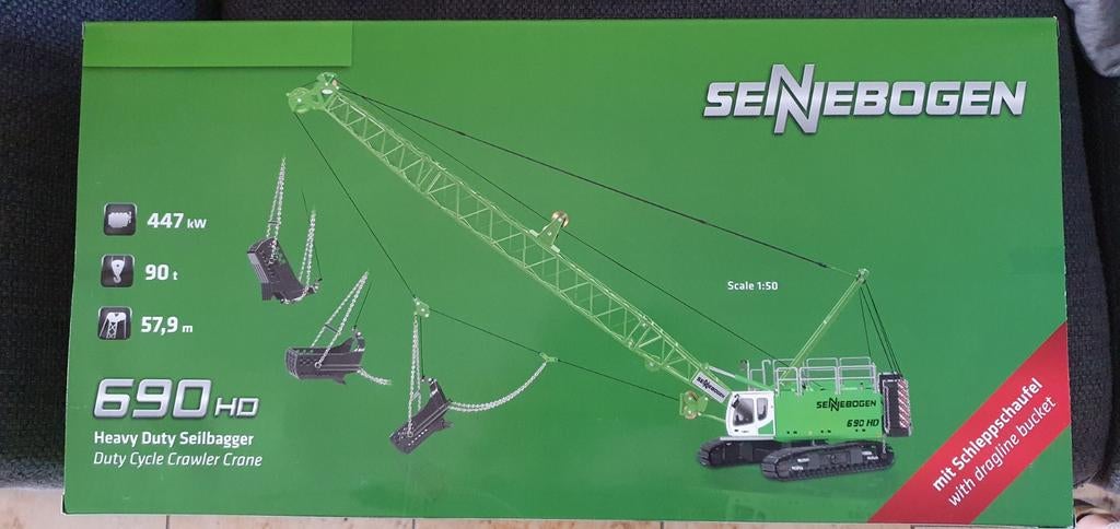 Sennebogen 690HD dragline draadkraan Ros nieuw, Ophalen of Verzenden, Nieuw, Hijskraan, Tractor of Landbouw, Overige merken