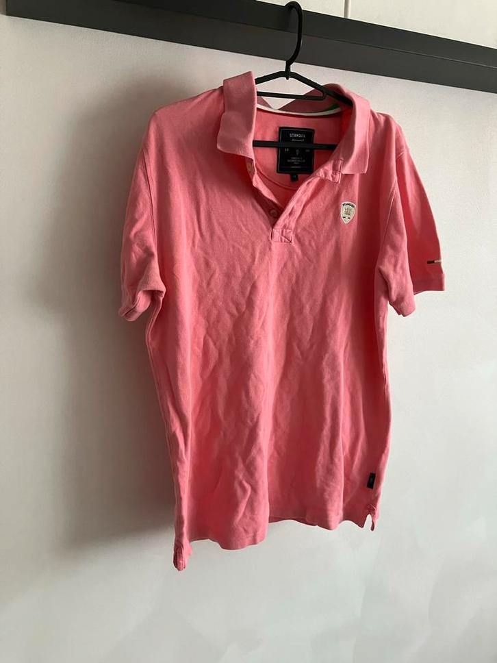 Stangata Polo Maat M Roze, Kleding | Heren, T-shirts, Zo goed als nieuw, Maat 48/50 (M), Roze, Ophalen of Verzenden