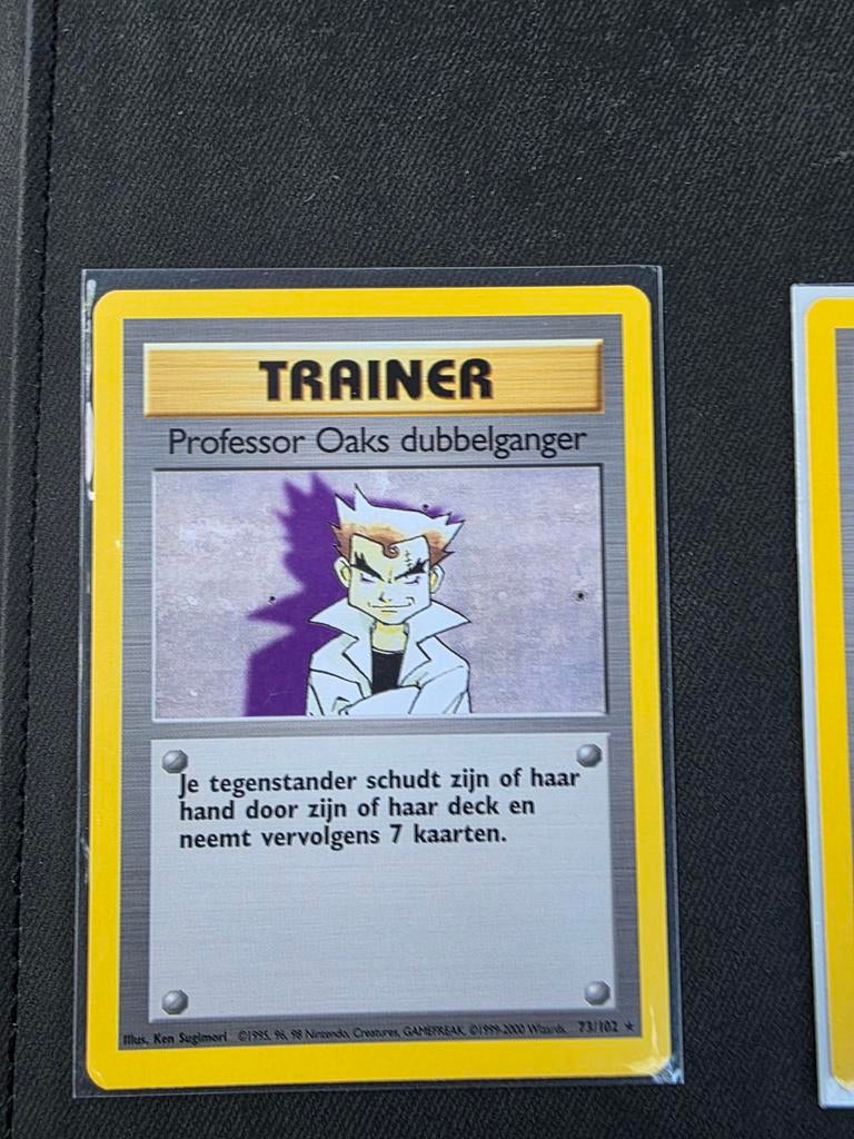 Pokémon Kaart: Professor Oaks Dubbelganger (Trainer), Ophalen of Verzenden, Gebruikt, Losse kaart