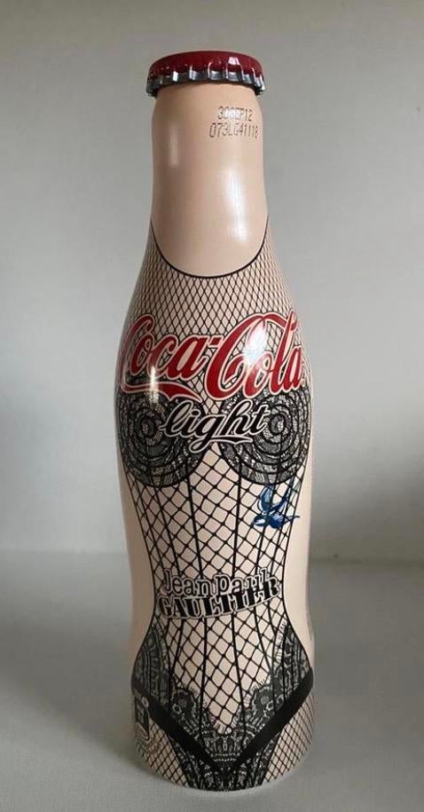 Aluminium flesje cab Coca-cola light. J-P Gaultier., Ophalen of Verzenden, Zo goed als nieuw, Verpakking