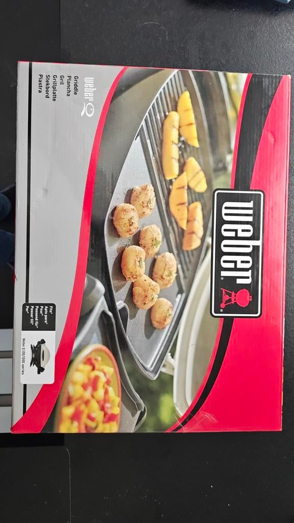 Grillplaat Weber Q100/1000, Ophalen of Verzenden, Nieuw