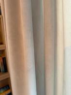 Zara Home Lichtgrijze Velvet Gordijnen, 100 tot 150 cm, 200 cm of meer, Ophalen of Verzenden, Zo goed als nieuw
