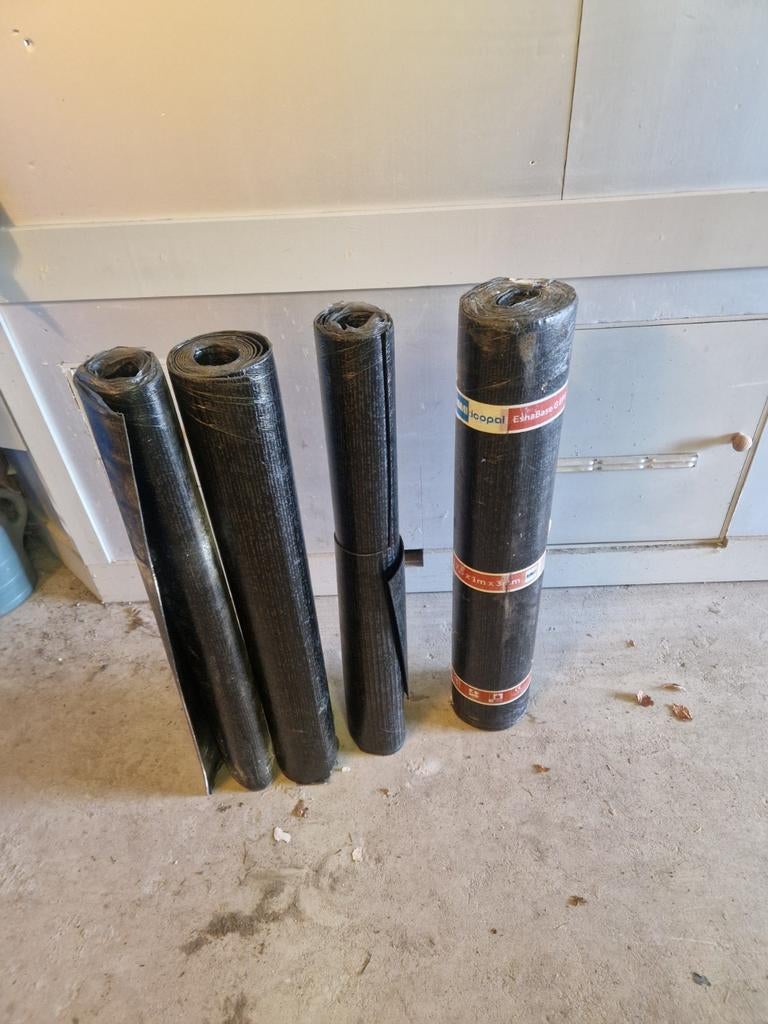 Icopal 3 mm dakbedekking, Overige materialen, Zwart, Nieuw, Ophalen of Verzenden