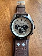 Fossil Coachman Chronograaf Herenhorloge CH2890, Overige merken, Leer, Staal, Polshorloge