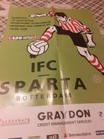 Sparta wedstrijd affiche, Ophalen of Verzenden, Zo goed als nieuw, Sparta, Poster, Plaatje of Sticker