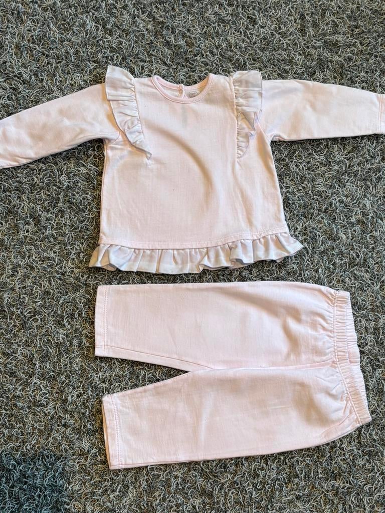 Mac ilusion lich roze setje met kant 12 maanden, Ophalen of Verzenden, Zo goed als nieuw, Meisje, Setje
