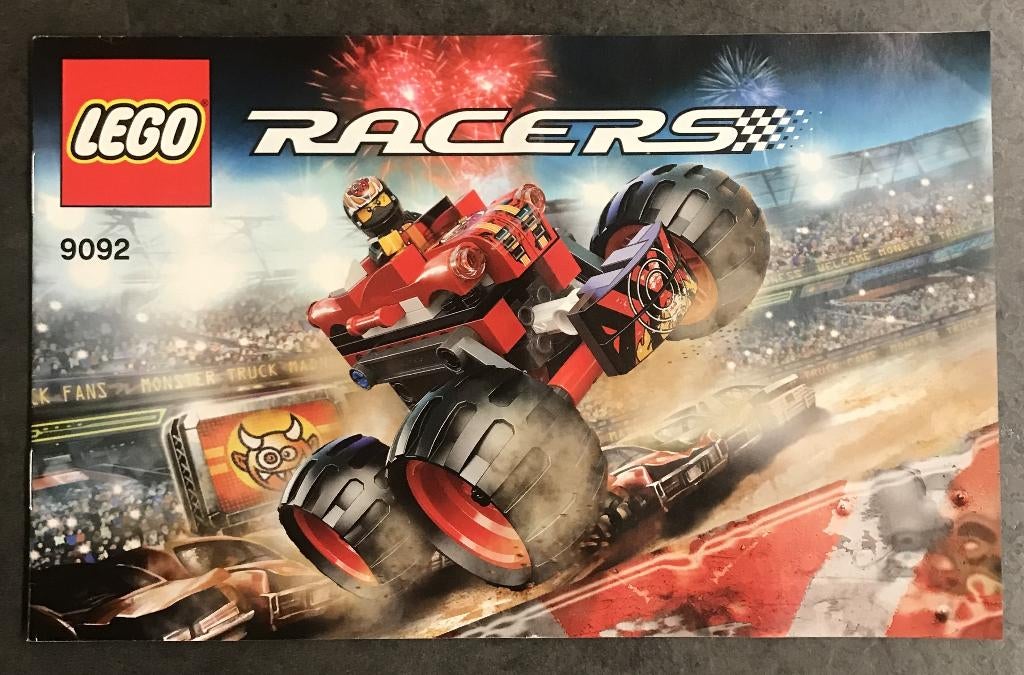 LEGO Racers Crazy Demon - 9092, Ophalen of Verzenden, Zo goed als nieuw, Lego, Racers