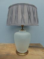 Laura Ashley tafellamp met glazen voet, Ophalen, Zo goed als nieuw, Glas, Minder dan 50 cm