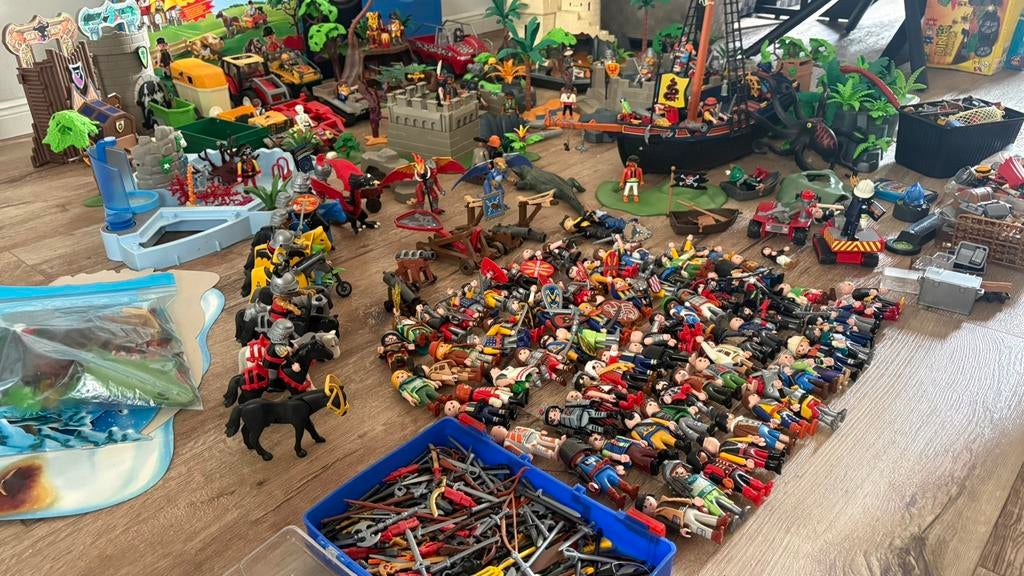 Giga partij playmobil: ridders, piraten, eilanden en meer!, Kinderen en Baby's, Speelgoed | Playmobil, Ophalen, Gebruikt, Los playmobil