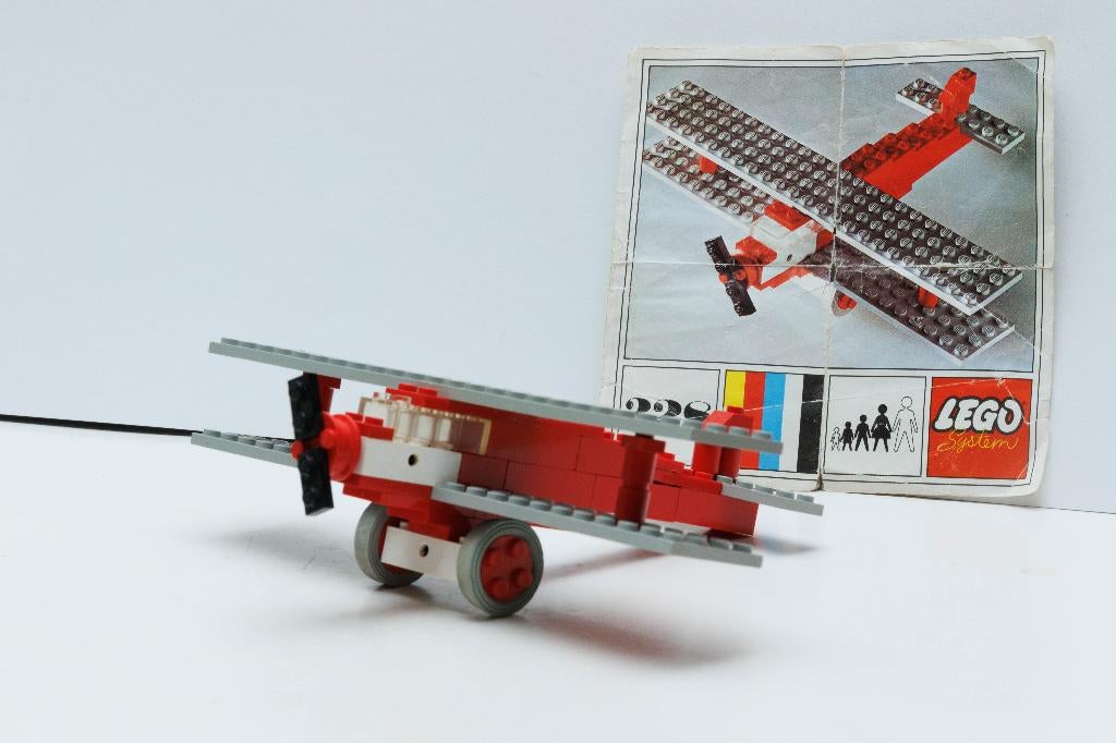 LEGO 328-2 Classic: Vehicle: Airport:Biplane, Verzenden, Gebruikt, Lego, Overige thema's