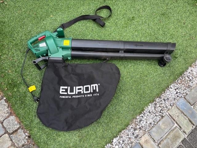 Bladblazer merk Eurom, Tuin en Terras, Bladblazers, Ophalen, Zo goed als nieuw, Met opvangzak, Eurom
