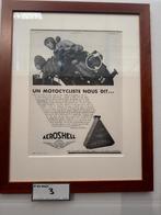 Ingelijste Aeroshell Reclame, Ophalen, Zo goed als nieuw, Reclamebord