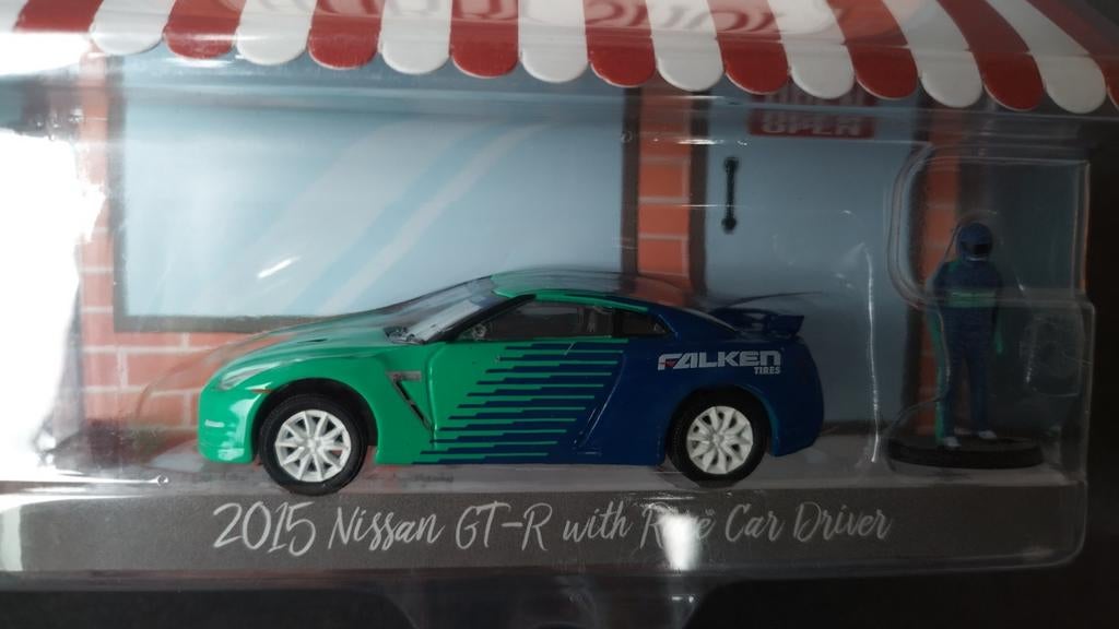 Nissan GT-R Falken Livery 1:64 Greenlight Hobby shop Pol, Auto, Verzenden, ., Nieuw