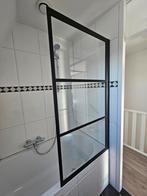 Riho Grid badwand 80x150 mat zwart – douchewand voor bad, Doe-het-zelf en Verbouw, Sanitair, Ophalen, Zo goed als nieuw, Glas