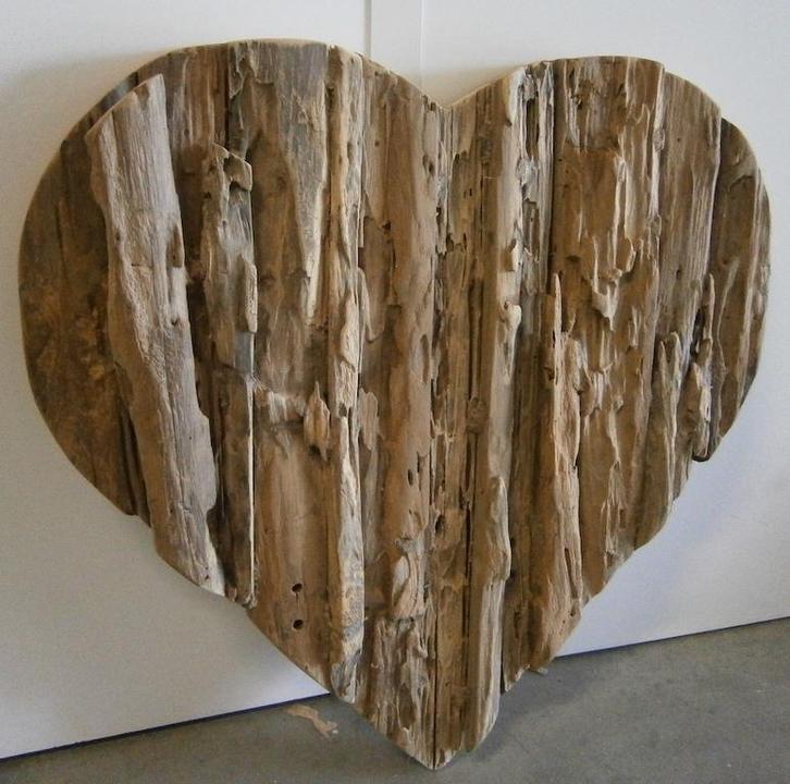 Hartje – massief teakhout - 40 cm - Nieuw bij TTM Wonen, Huis en Inrichting, Woonaccessoires | Overige, Nieuw, Ophalen of Verzenden