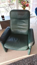 De Sede fauteuil/relax stoel, verstelbaar, leer racing green, Ophalen, Zwitsers design, Zo goed als nieuw, 50 tot 75 cm