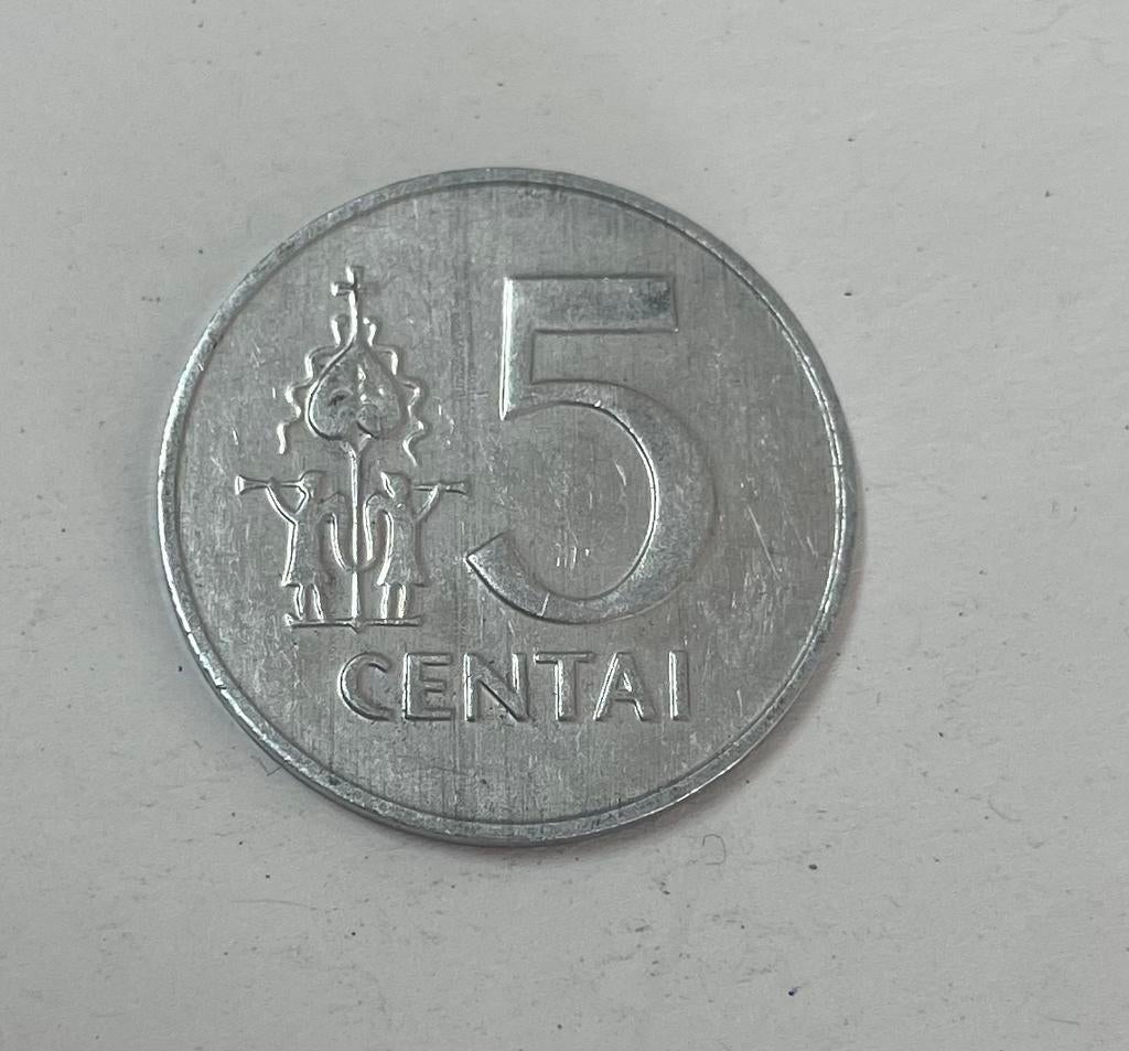 5 centai Litouwen 1991, Ophalen of Verzenden, Overige landen