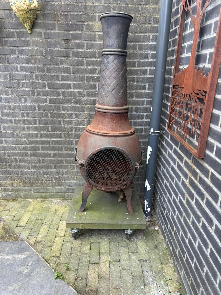 Super gave vuurkorf, Tuin en Terras, Tuinhaarden, Ophalen, Gebruikt