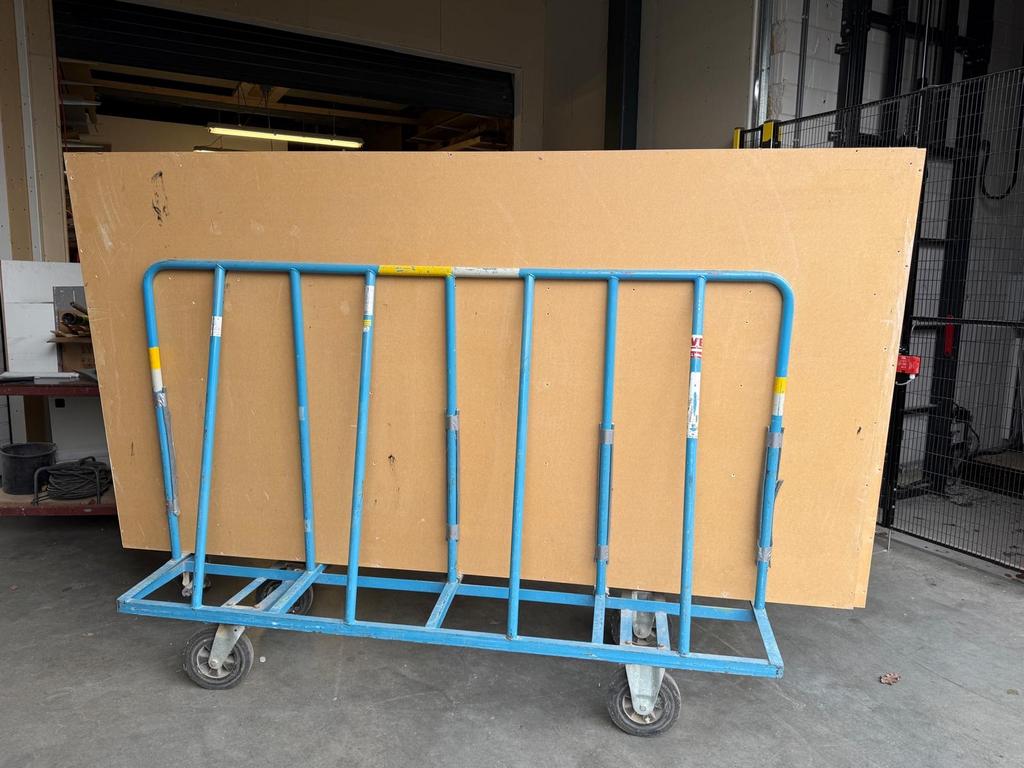 Platenkar / Transportkar 2250 x 700 mm, Ophalen