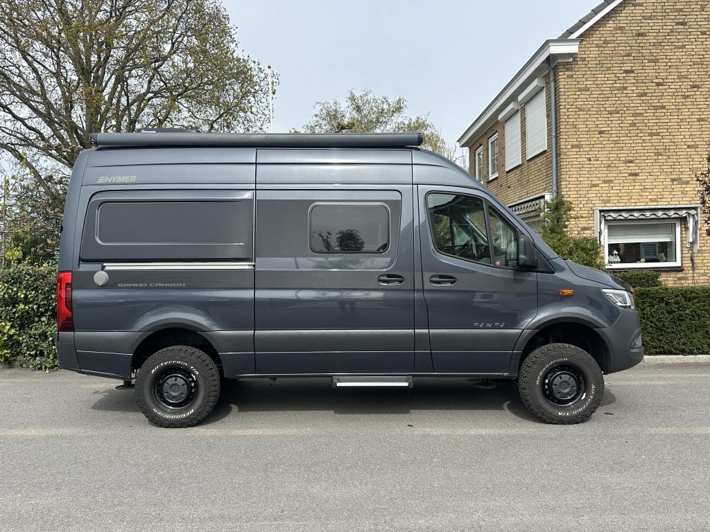 Hymer Grand Canyon S 600 4x4 Levelsys + Dakairco, Caravans en Kamperen, Campers, Automaat, Ringverwarming, Koelkast, Tot en met 2