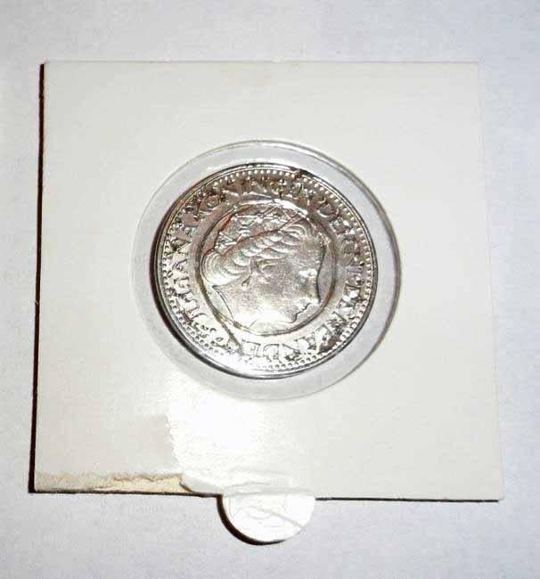 Munt misslag gulden 1971, Ophalen of Verzenden, Koningin Juliana, 1 gulden, Losse munt