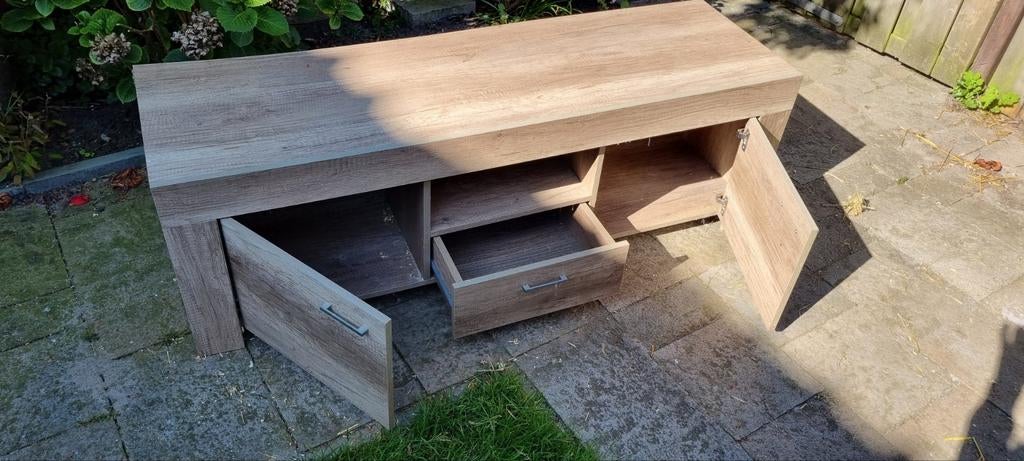 TV-meubel / Salontafel met opbergruimte, Huis en Inrichting, Ophalen, Gebruikt, 100 tot 150 cm, Minder dan 100 cm