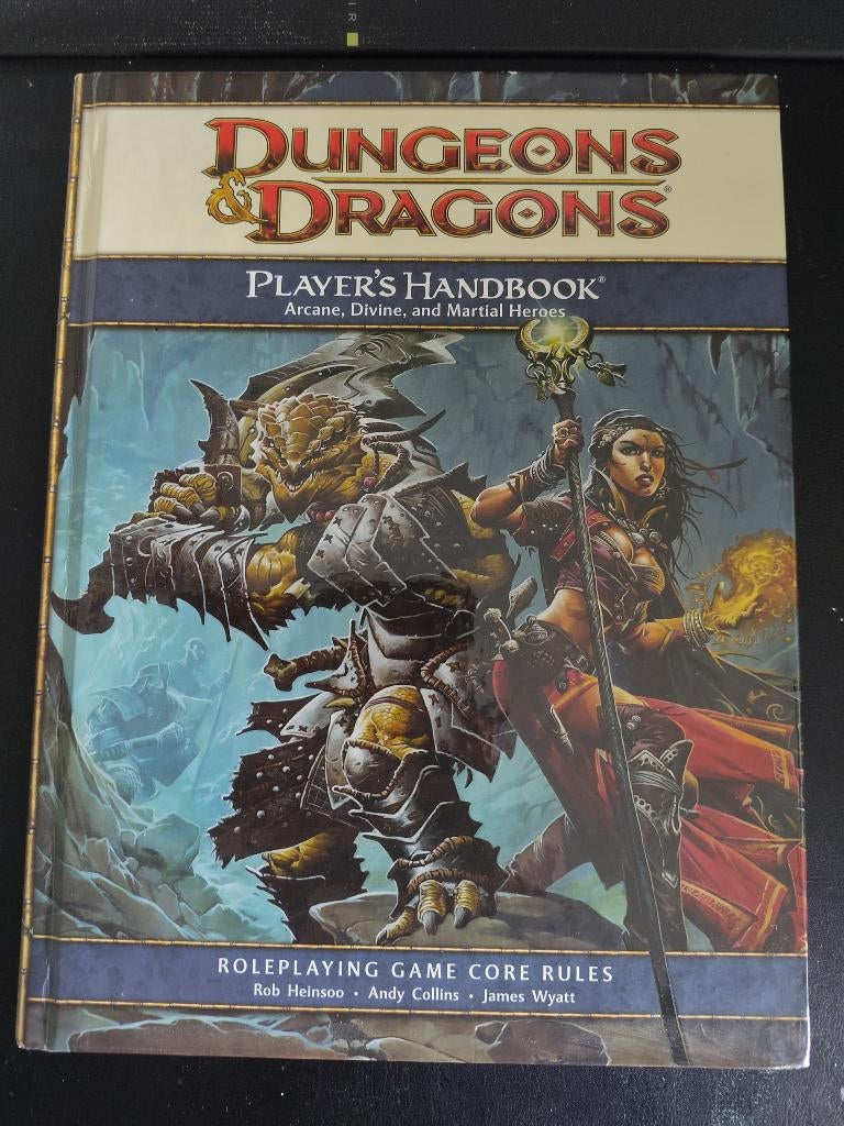DnD 4e Player Handbook, Wizards of the Coast, Ophalen of Verzenden, Zo goed als nieuw, Overige onderwerpen