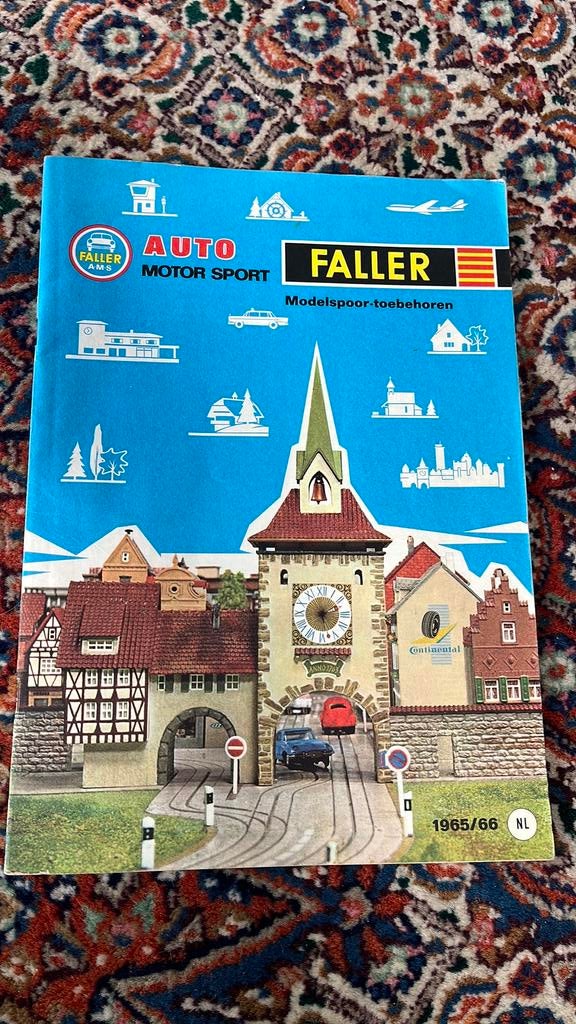 Faller modelspoor toebehoren catalogus, Overige merken, Gebruikt, Gelijkstroom of Wisselstroom, Boek, Tijdschrift of Catalogus