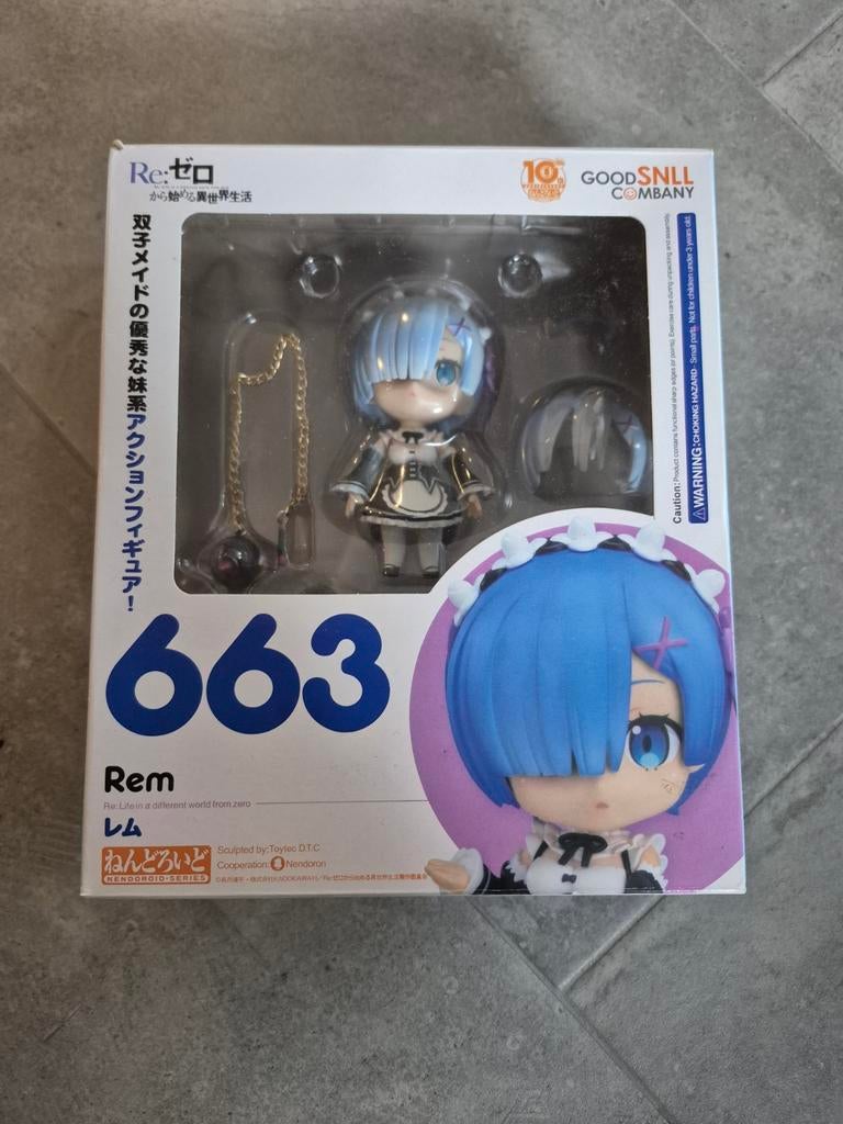 Rem Nendoroid 663 - Re:Zero, Ophalen of Verzenden, Zo goed als nieuw
