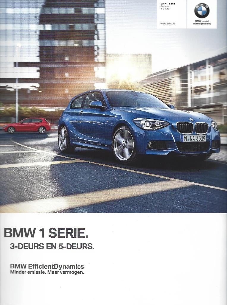 Brochure BMW 1 Serie 2014, Ophalen of Verzenden, Gelezen, BMW