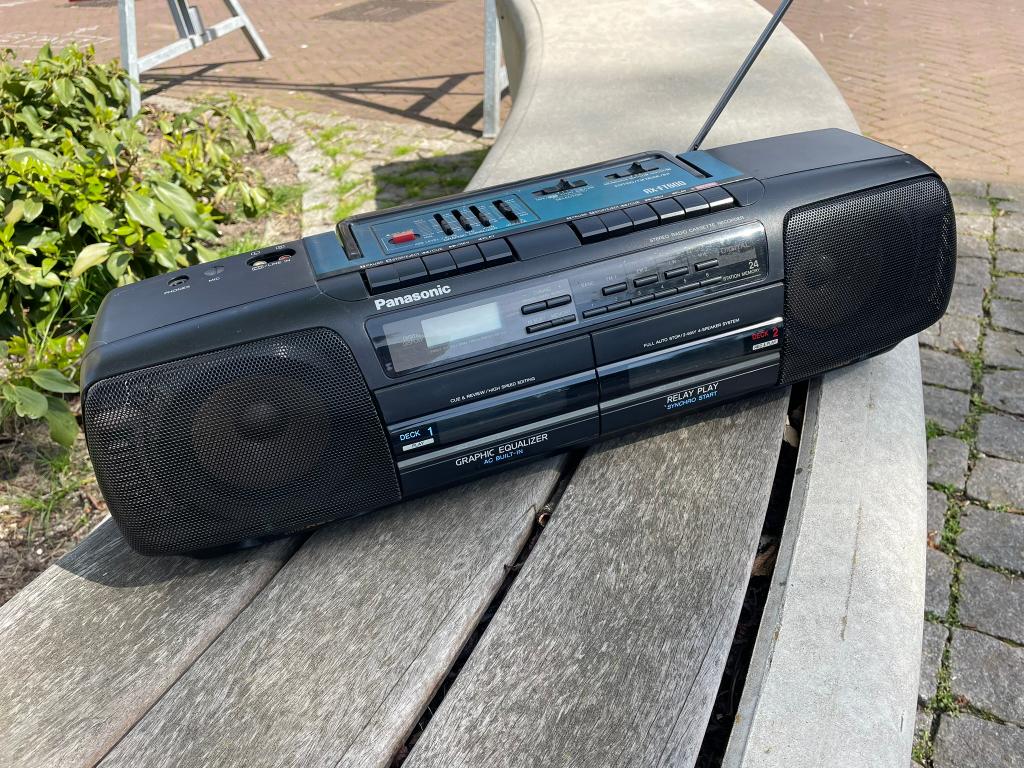 Panasonic draagbare radiocassetterecorder RX-FT600, Ophalen of Verzenden, Gebruikt, Radio