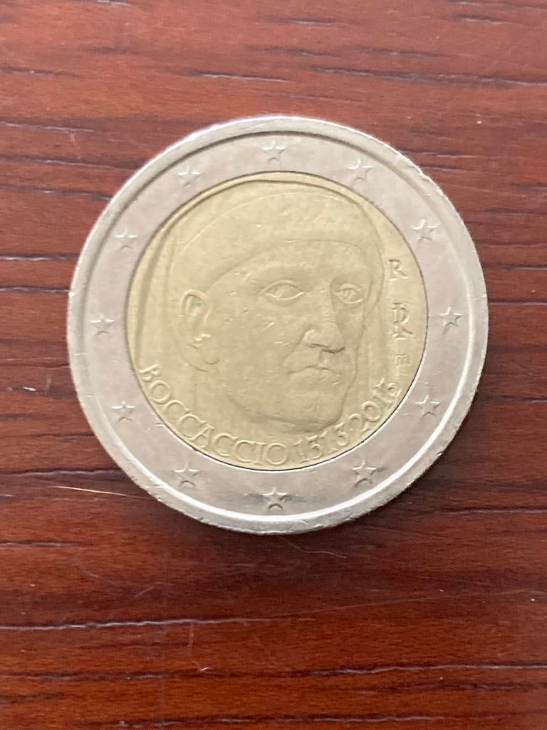 2 Euro Herdenkingsmunt Italië 2013 - Boccaccio, Postzegels en Munten, Munten | Europa | Euromunten, Ophalen of Verzenden, Italië