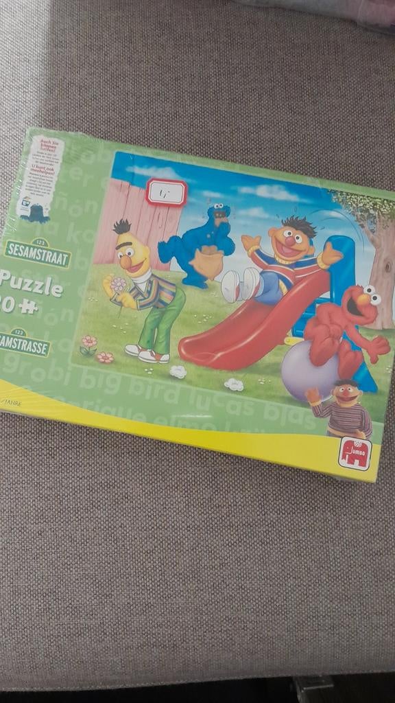 Sesamstraat Puzzle 20+ stukjes - Bert, Ernie, Elmo, Ophalen of Verzenden, 10 tot 50 stukjes, Nieuw, 2 tot 4 jaar