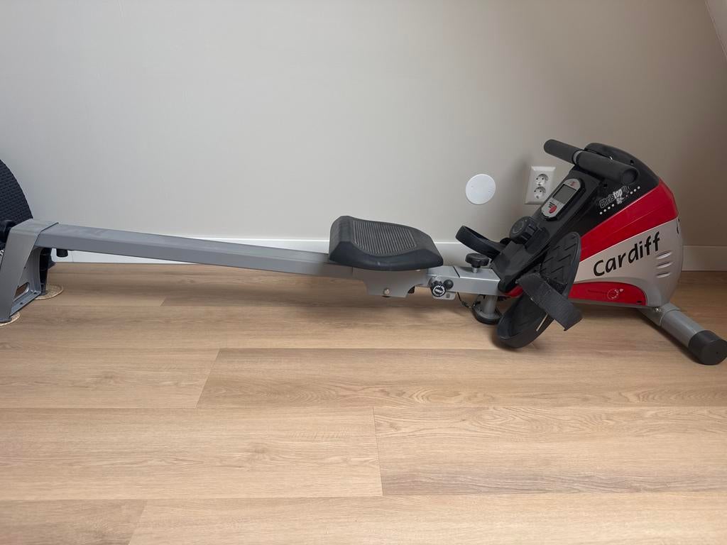 Roeitrainer Cardiff - Ideaal voor thuisfitness, Gebruikt, Armen, Ophalen of Verzenden, Metaal