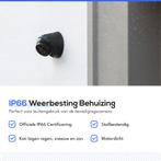 Teceye PoE cameraset 4 stuks met 500GB recorder Zwart CCTV, Ophalen of Verzenden, Nieuw, Buitencamera