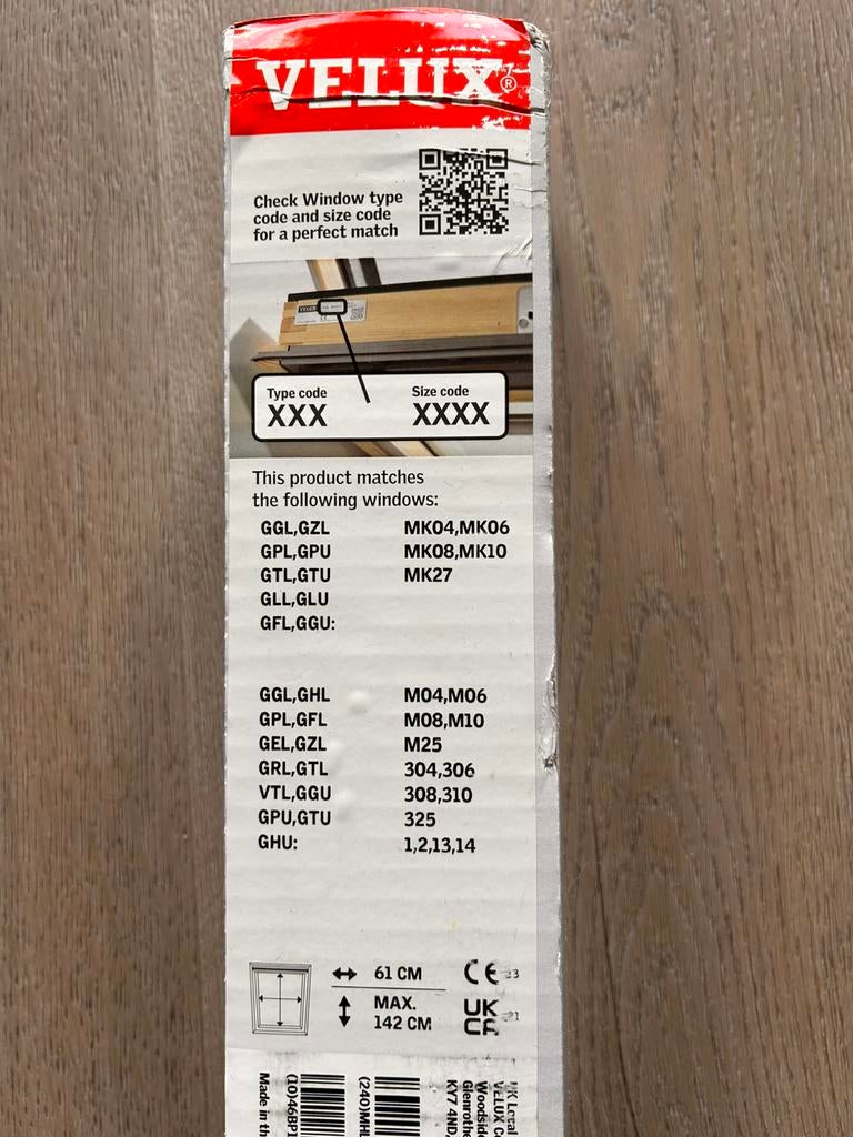 Velux zonwering, nieuw 61 cm breed, zie foto, Ophalen, Nieuw