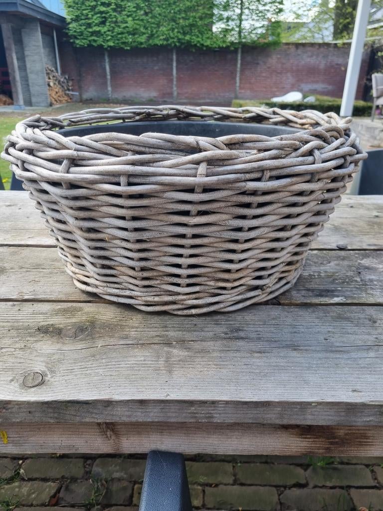 Plantenbak bloemenzaak mand, Ophalen, Rond, Kunststof