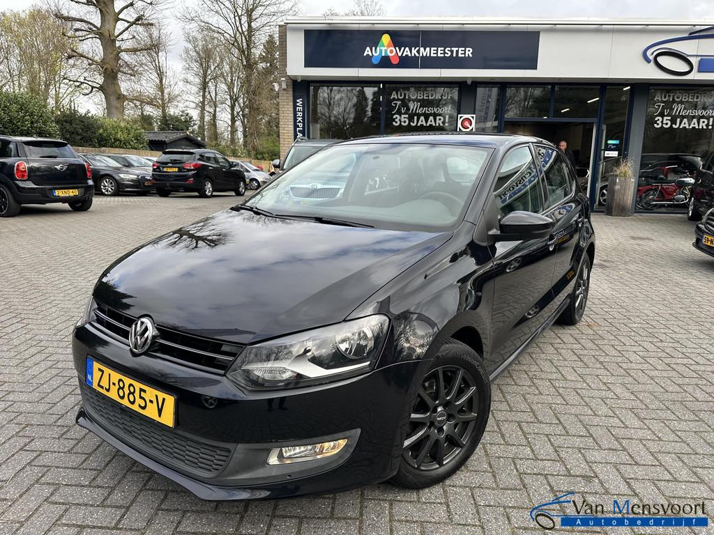 Volkswagen Polo 1.4 16V Highline 5drs NweDistributie|Airco|C, Auto's, Voorwielaandrijving, Zwart, 4 cilinders, Met garantie (alle)