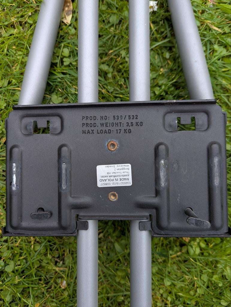 4x Thule Free Ride 532 dak fietsendrager met slot, Auto diversen, Fietsendragers, Ophalen of Verzenden, 3 fietsen of meer, Zo goed als nieuw