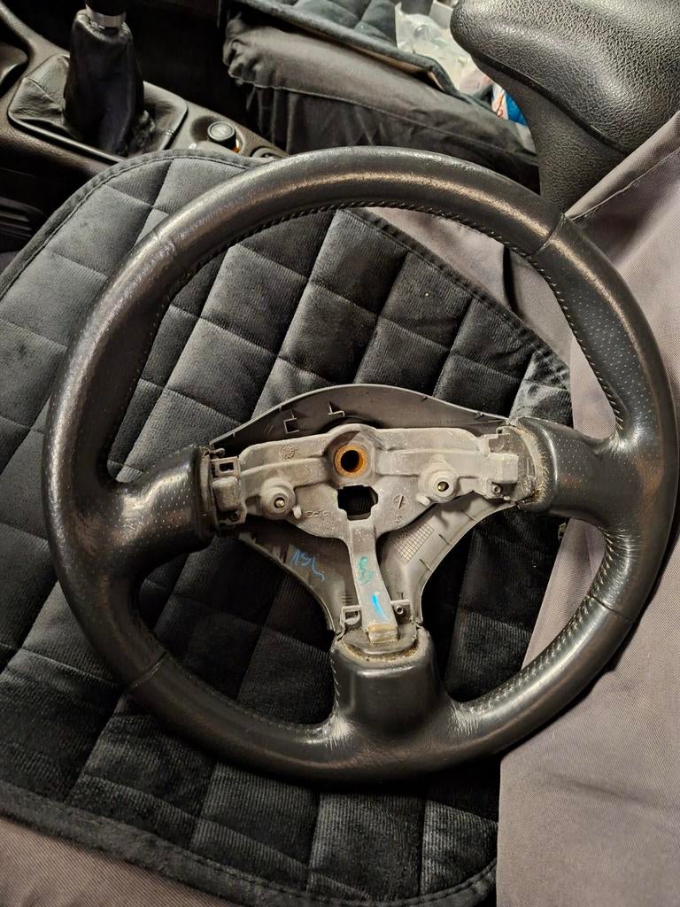 Stuur Peugeot 206 1e Type Leder 1998-2000 Gti S16, Auto-onderdelen, Ophalen of Verzenden, Gebruikt, Peugeot