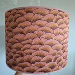 Exclusieve handgemaakte lampenkap Karin Sajo designstof, Blauw, Rond, Nieuw, Ophalen of Verzenden